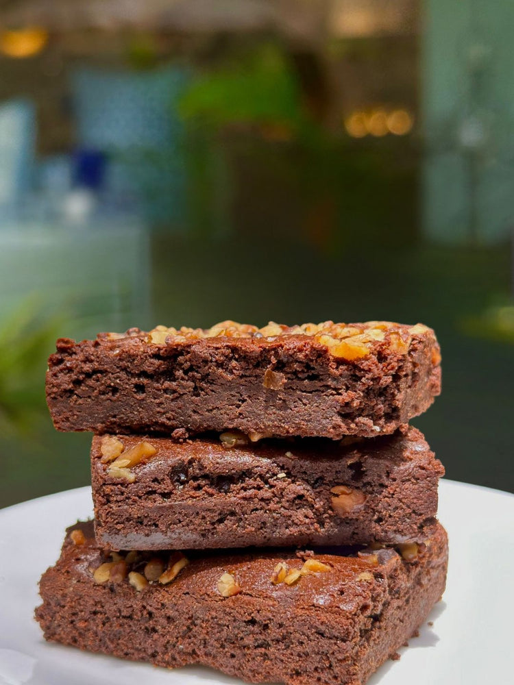 Gluten Free Walnut Chocolate Brownie (One Piece)