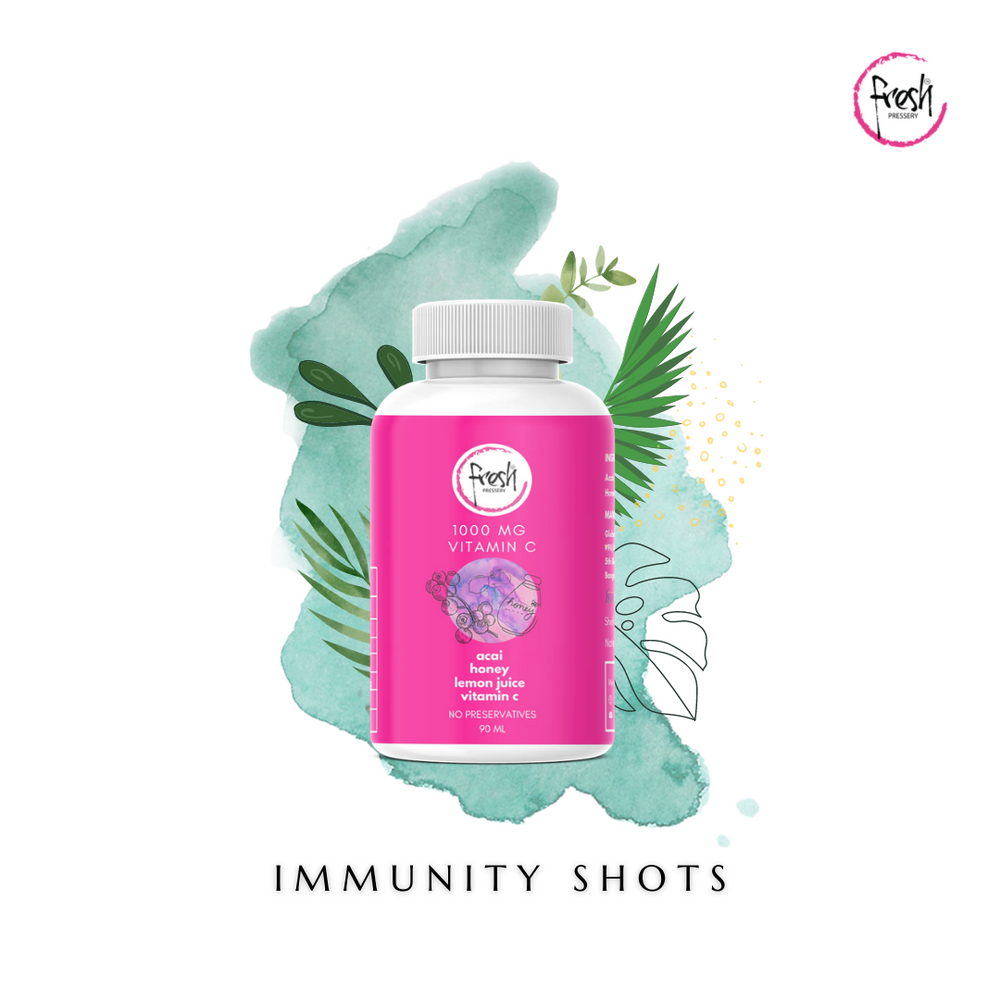 Acai 1000 MG Vitamin C Immunity Shot ( Pack of 4) - Fresh Pressery
